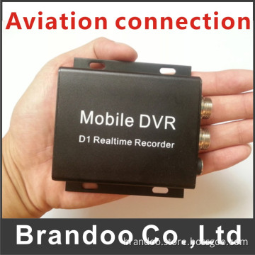 1 Channel Car DVR Recorder System with Remote Controller, High Quality Video, Aviation Connection